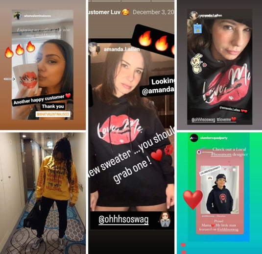 photo-collage-of-past-and-current-ohhh-so-swag-customer-reviews-on-instagram