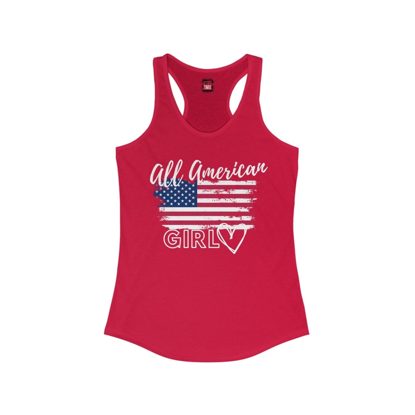 All American Girl USA Flag Racerback Tank Top | US - Ohhh So Swag