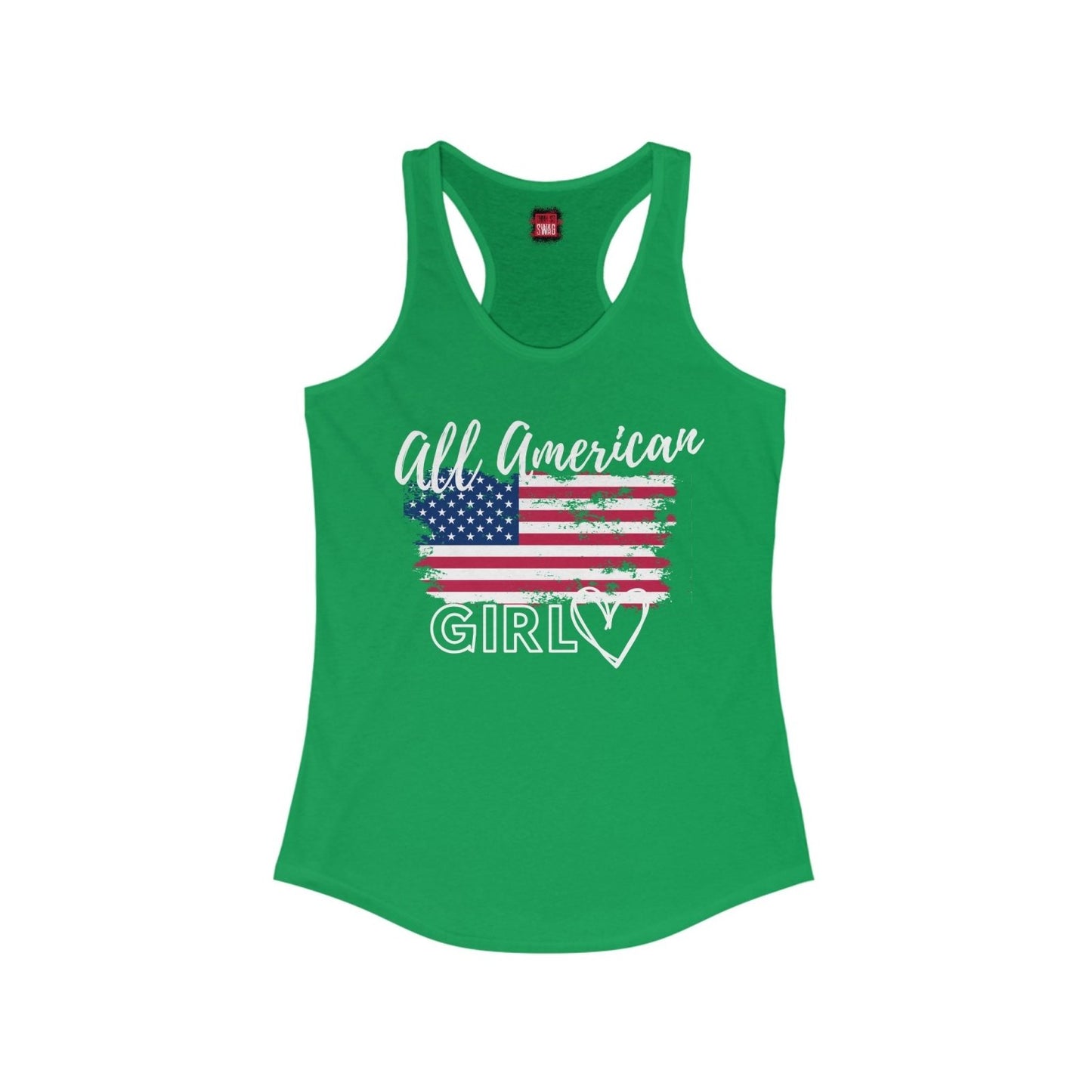 All American Girl USA Flag Racerback Tank Top | US - Ohhh So Swag