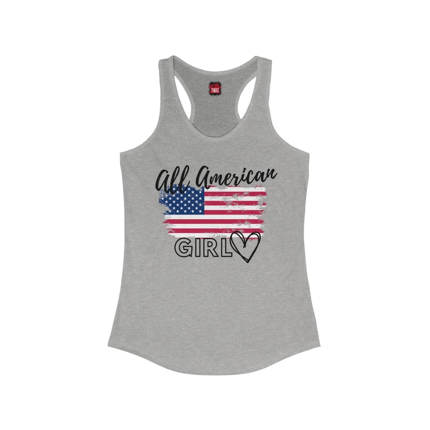All American Girl USA Flag Racerback Tank Top | US - Ohhh So Swag