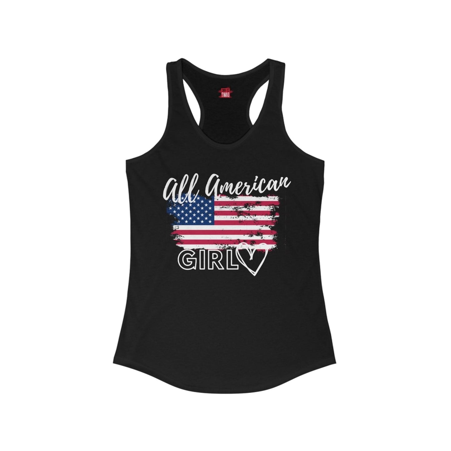 All American Girl USA Flag Racerback Tank Top | US - Ohhh So Swag