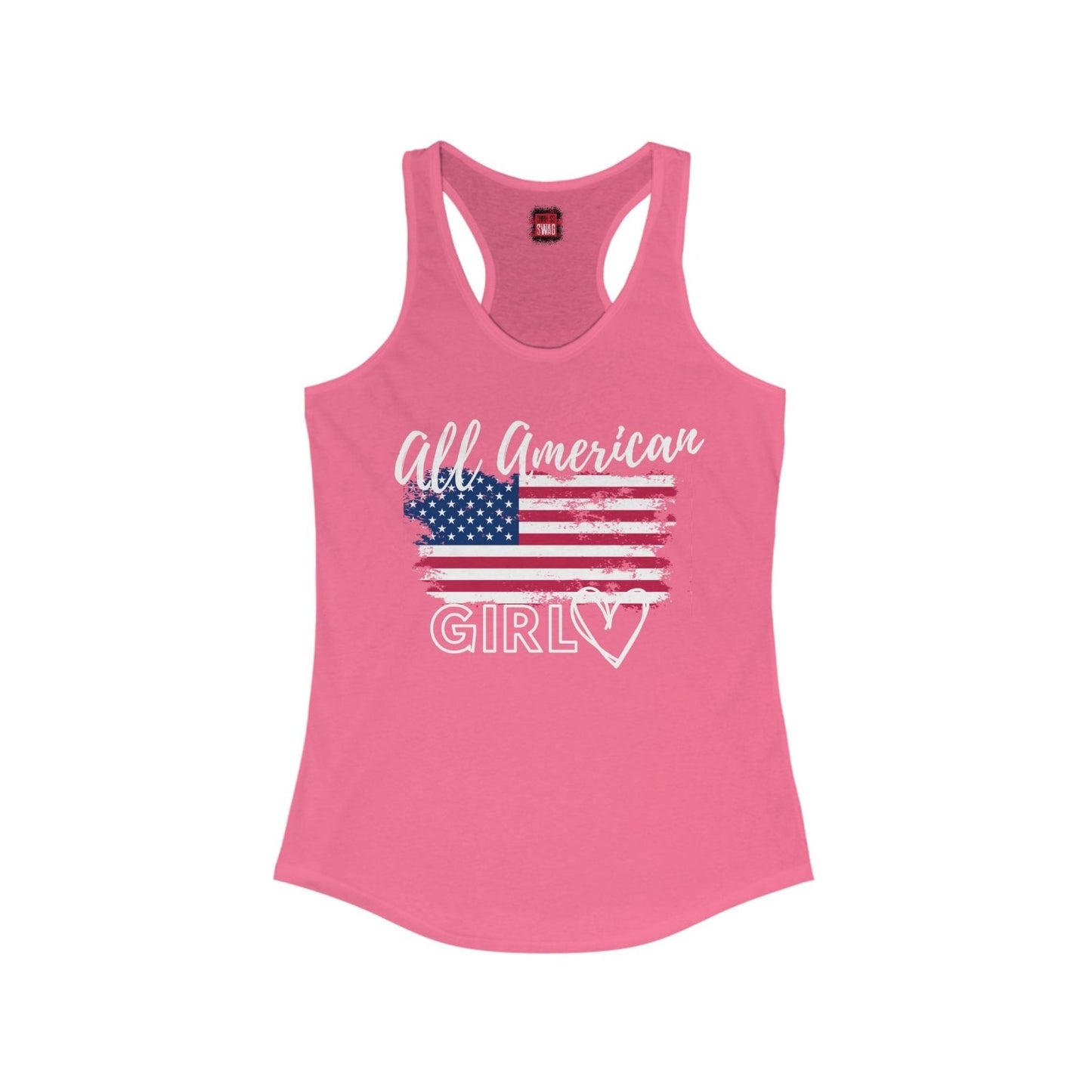 All American Girl USA Flag Racerback Tank Top | US - Ohhh So Swag