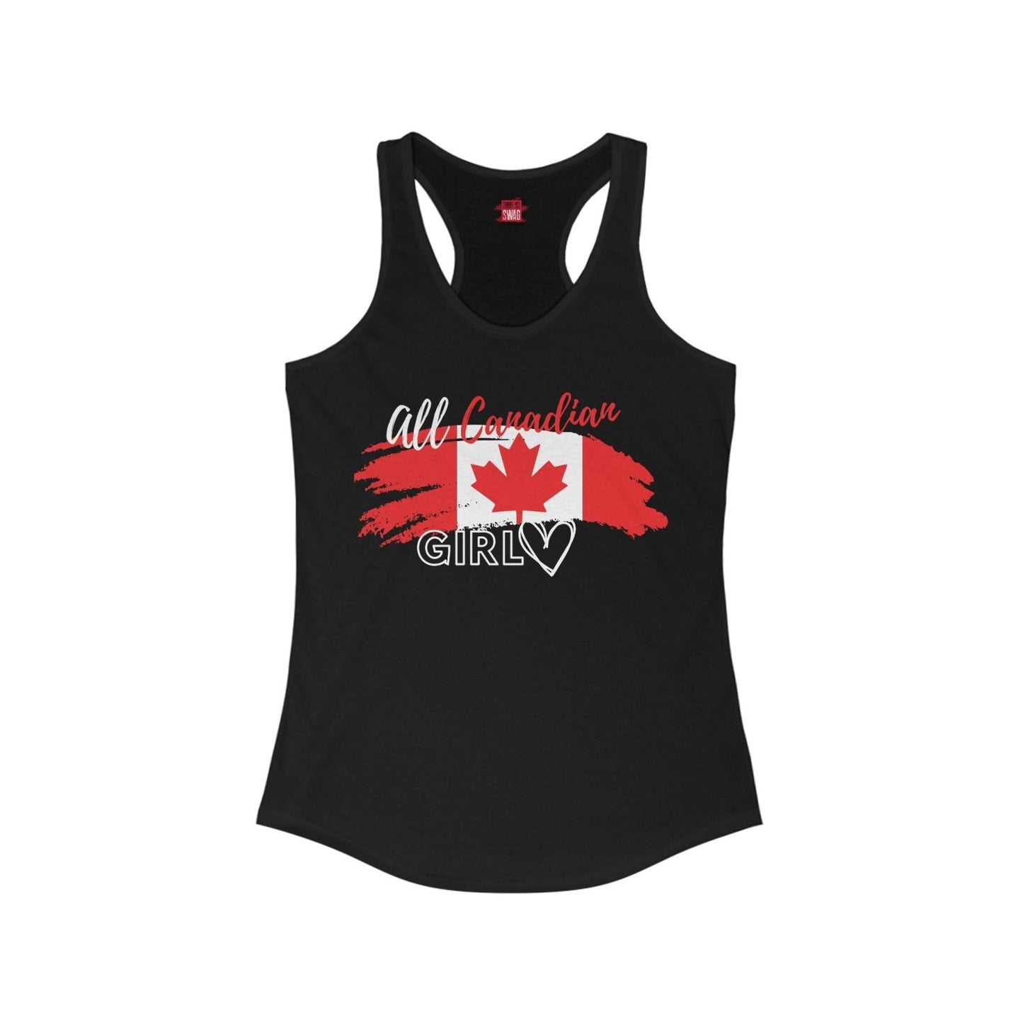 All Canadian Girl Canada Day Racerback Tank Top | US - Ohhh So Swag