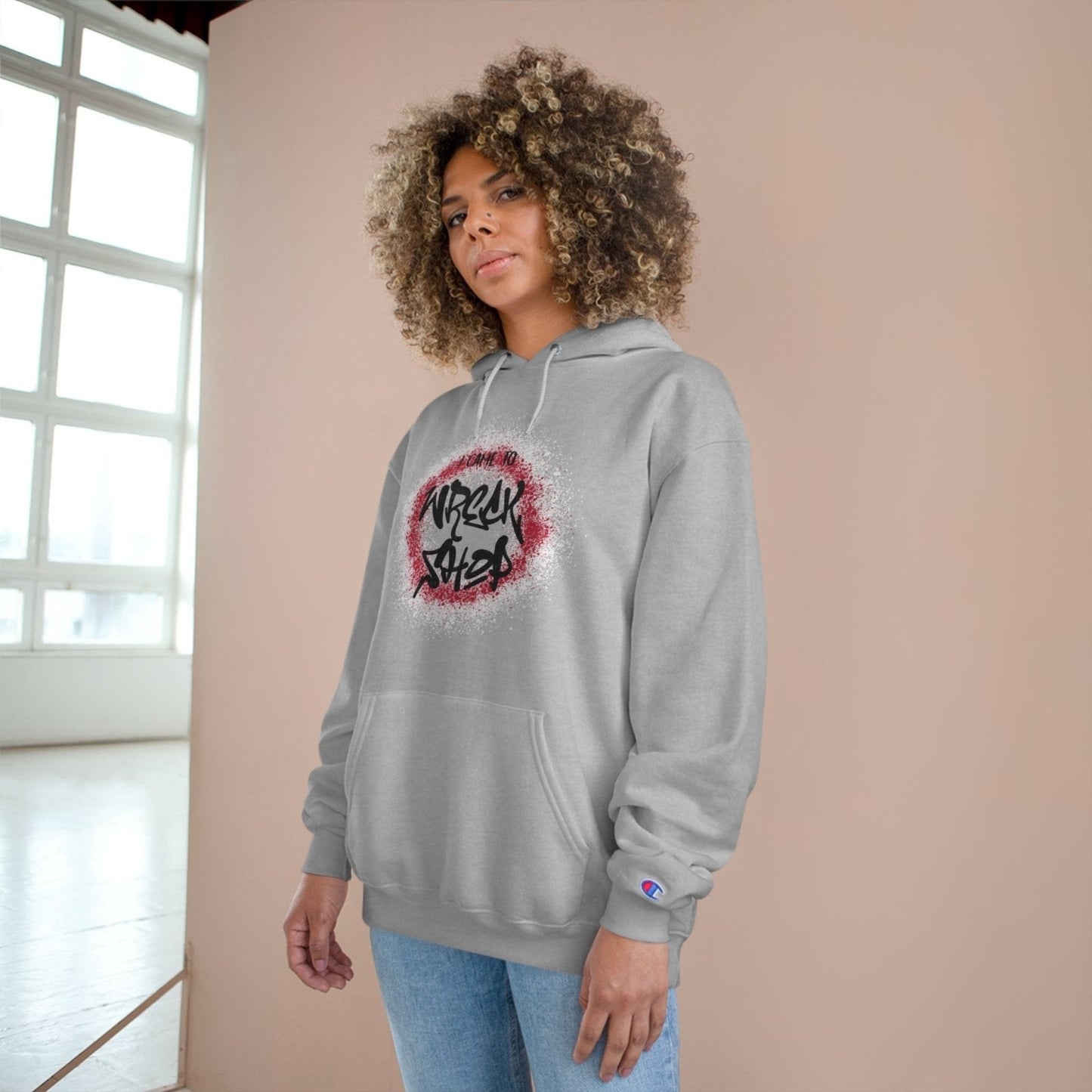 Champion® Streetwear Graphic Pullover Hoodie – I Came to Wreck Shop | US - Ohhh So Swag