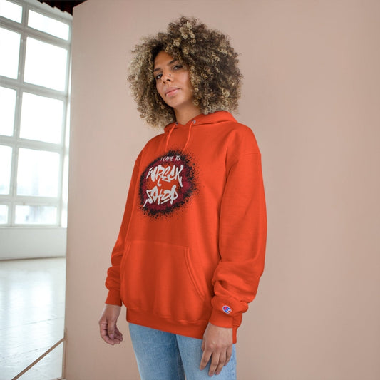 Champion® Streetwear Graphic Pullover Hoodie – I Came to Wreck Shop | US - Ohhh So Swag