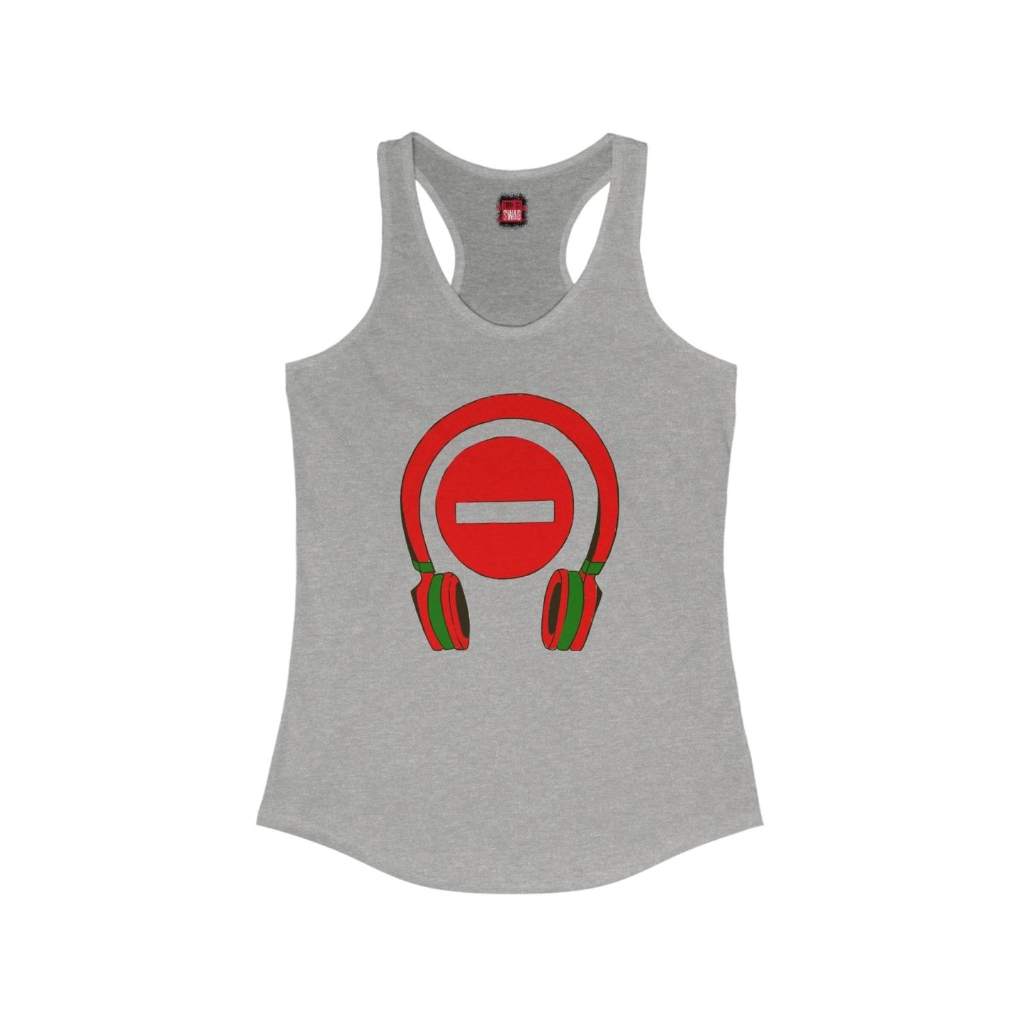 Do Not Disturb Racerback Tank Top for Music Lover – Do Not Disturb, I'm Vibing. | US - Ohhh So Swag