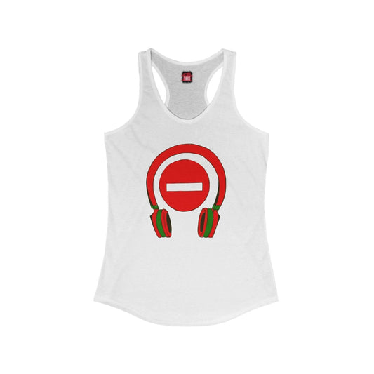 Do Not Disturb Racerback Tank Top for Music Lover – Do Not Disturb, I'm Vibing. | US - Ohhh So Swag