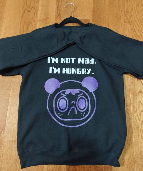 Funny Foodie Crewneck Sweatshirt for Men, Women – I'm Not Mad. I'm Hungry. | US - Ohhh So Swag
