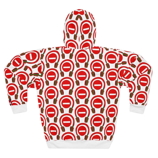 Graphic All - Over Print White Pullover Music Hoodie – Do Not Disturb, I’m Vibing. | US - Ohhh So Swag