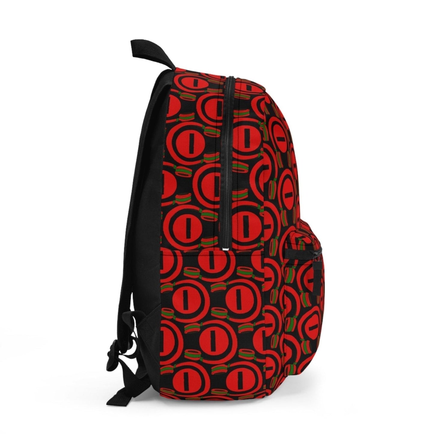 Black Graphic Backpack for Music Lover with Do Not Disturb Graphic | US - Ohhh So Swag