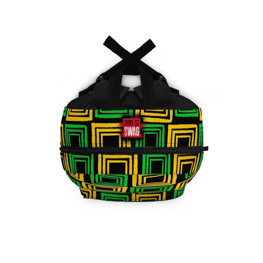 Graphic Backpack, Jamaica Colors β J.A. Squared | US - Ohhh So Swag