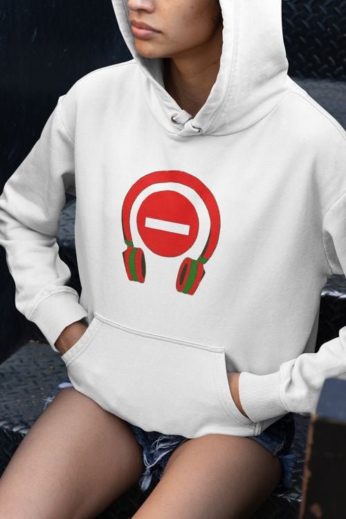 Graphic Pullover Do Not Disturb Hoodie, Cool Gift for Music Lover – Do Not Disturb, I'm Vibing. | CA - Ohhh So Swag