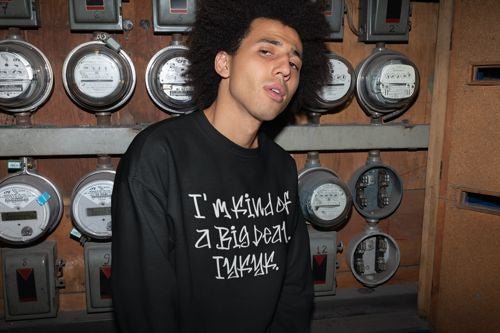 I'm Kind of a Big Deal IYKYK Crewneck Sweatshirt for Men, Women (Back Logo) | CA - Ohhh So Swag