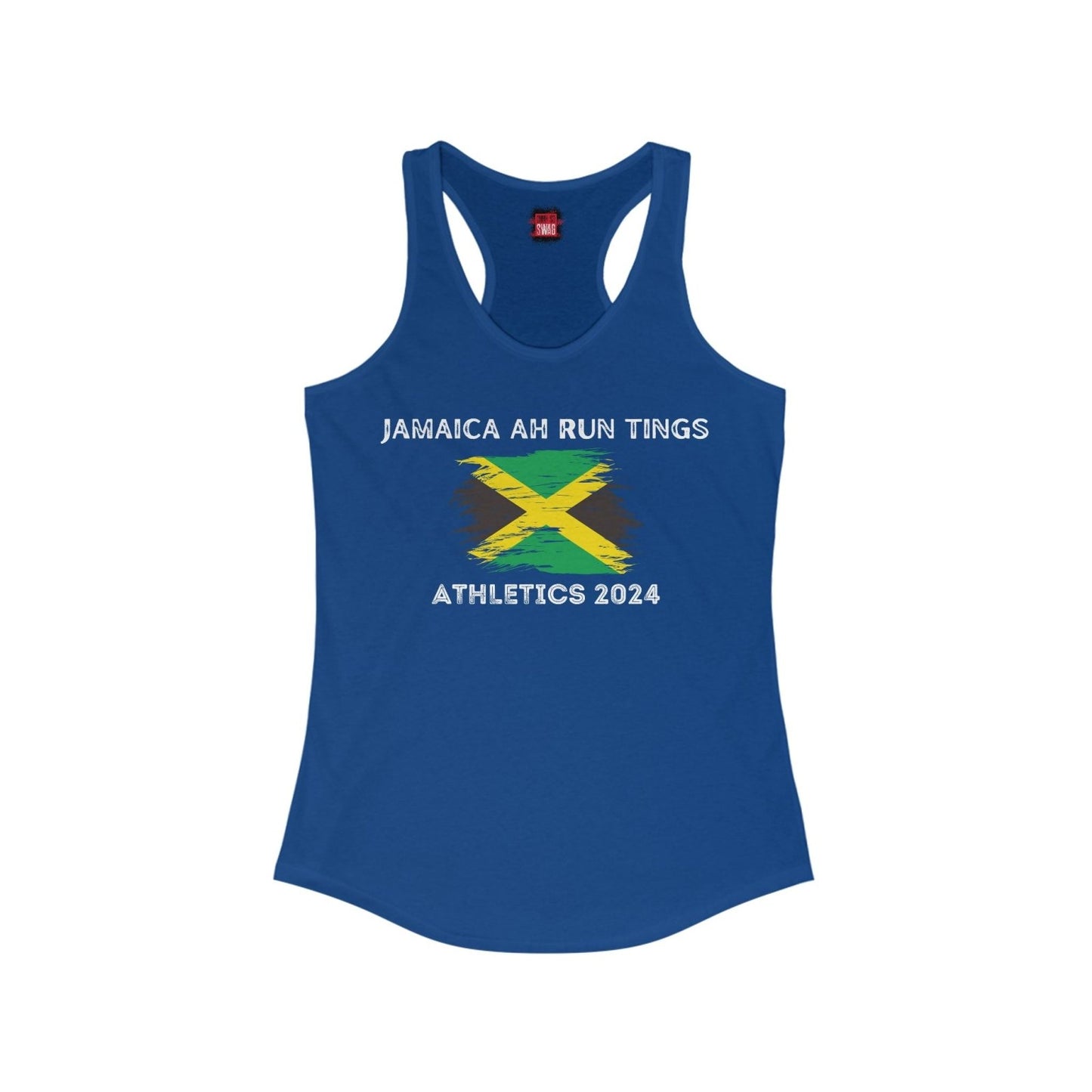 Jamaica Ah Run Tings - Athletics 2024 Racerback Tank Top | US - Ohhh So Swag