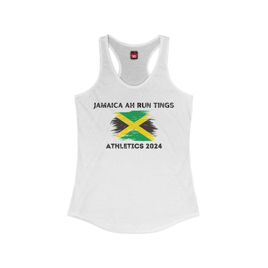 Jamaica Ah Run Tings - Athletics 2024 Racerback Tank Top | US - Ohhh So Swag