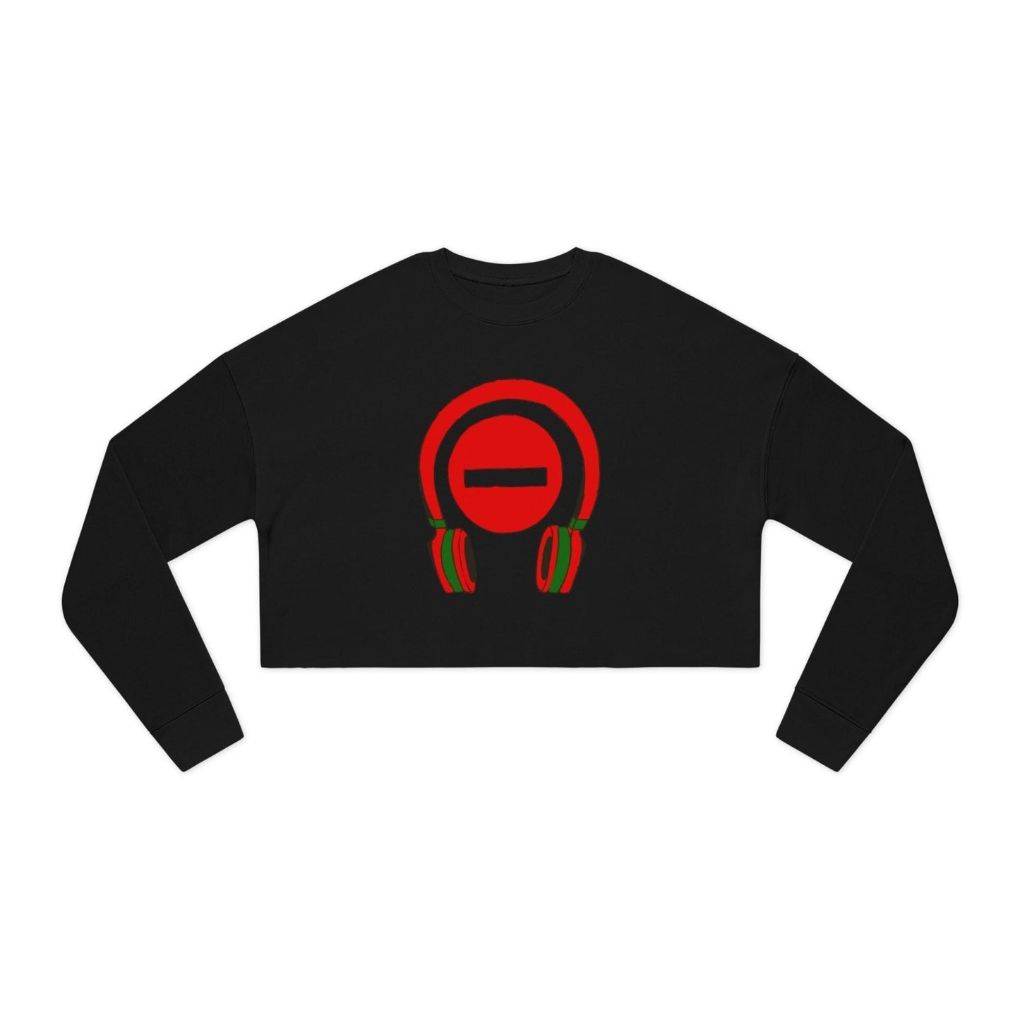 Long Sleeve Crop Top Do Not Disturb Sweatshirt, Gift for Musical Lover - Do Not Disturb, I’m Vibing. | US - Ohhh So Swag