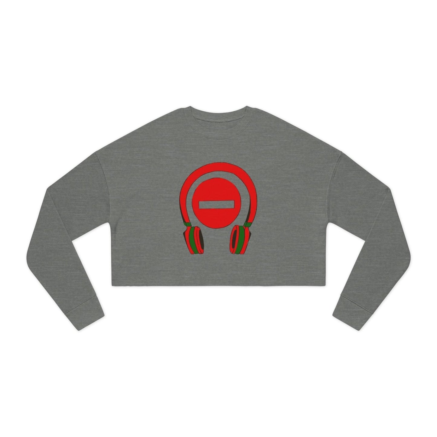 Long Sleeve Crop Top Do Not Disturb Sweatshirt, Gift for Musical Lover - Do Not Disturb, I’m Vibing. | US - Ohhh So Swag