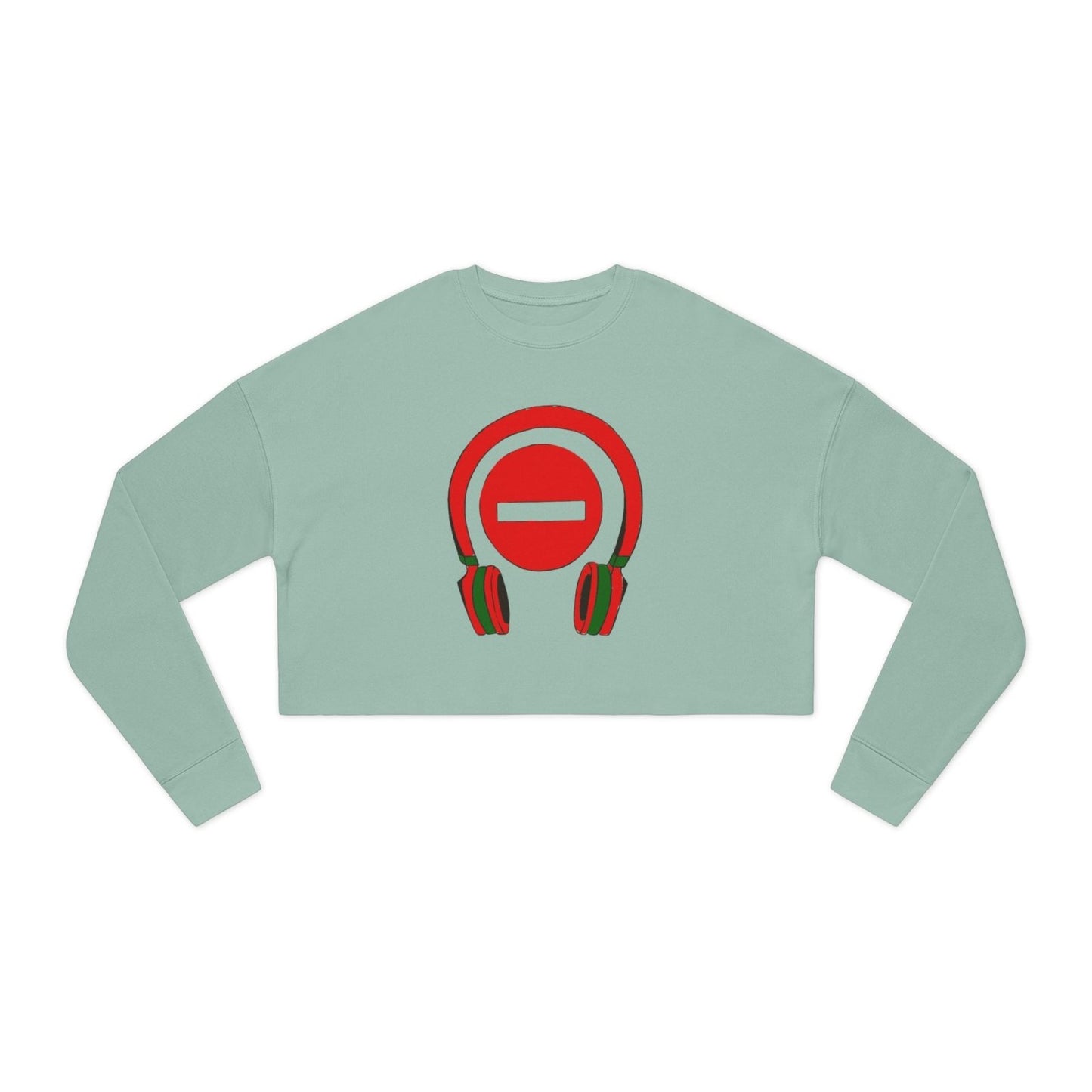 Long Sleeve Crop Top Do Not Disturb Sweatshirt, Gift for Musical Lover - Do Not Disturb, I’m Vibing. | US - Ohhh So Swag