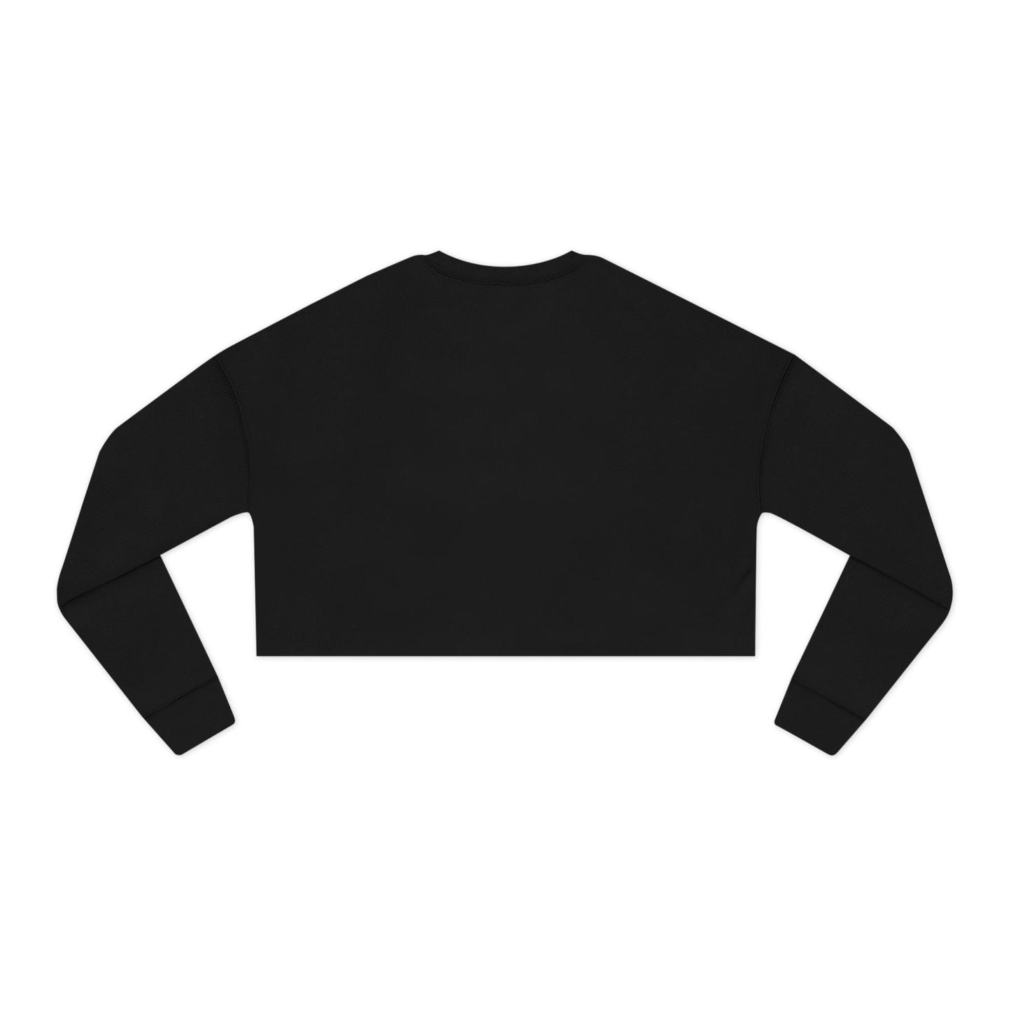 Long Sleeve Crop Top Sweatshirt, Red Kiss Lips, Green Heart - Love, Me. | US - Ohhh So Swag