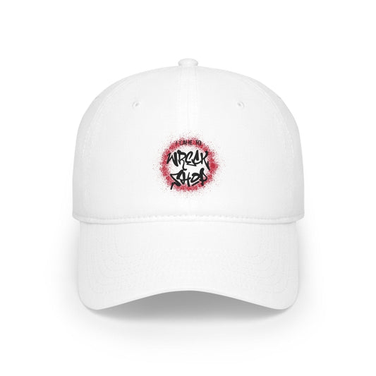 Low Profile Otto® Graffiti Baseball Cap (Black Letters) - I Came to Wreck Shop | CA - Ohhh So Swag