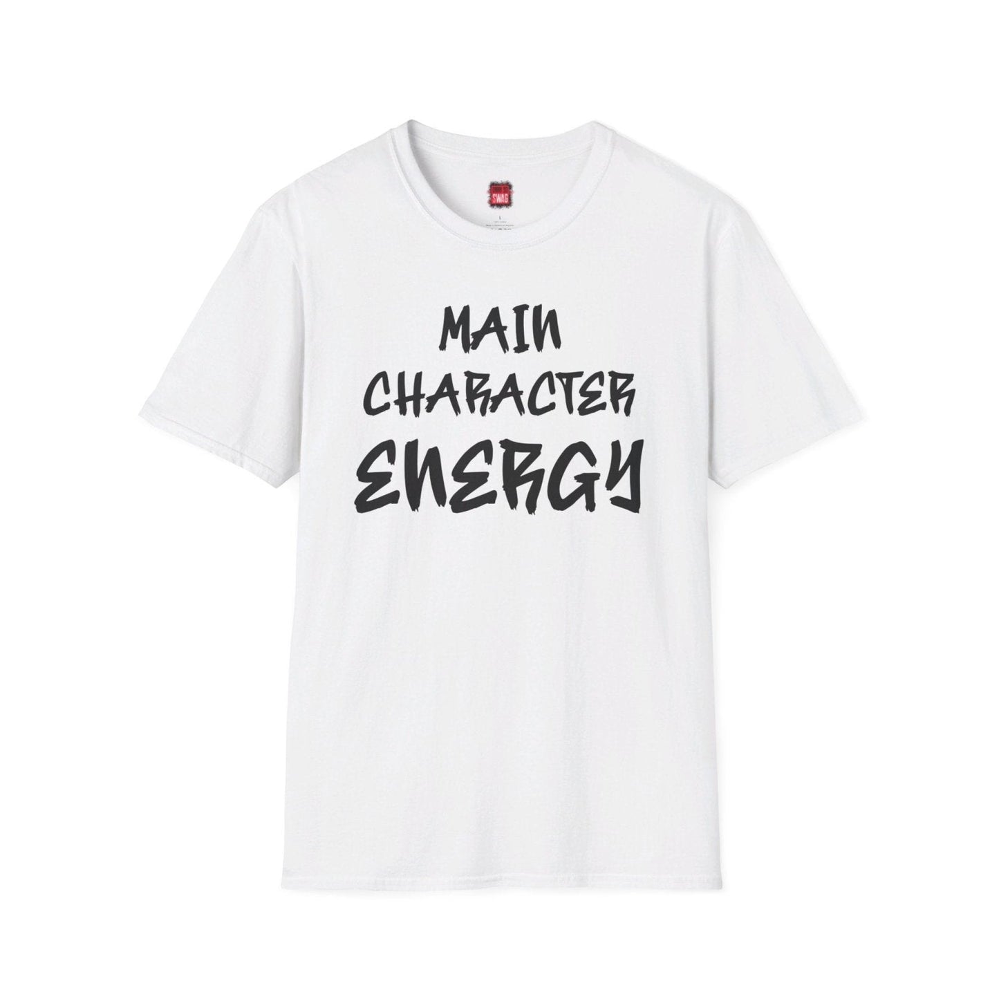 Men's and Women's Unisex Softstyle Short Sleeve Shirt - Main Character Energy - Ohhh So Swag