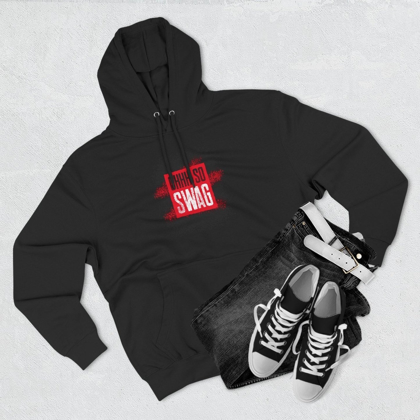 Ohhh So Swag Color Me Basic Unisex Premium Pullover Hoodie with Chest and Back Logo | US - Ohhh So Swag