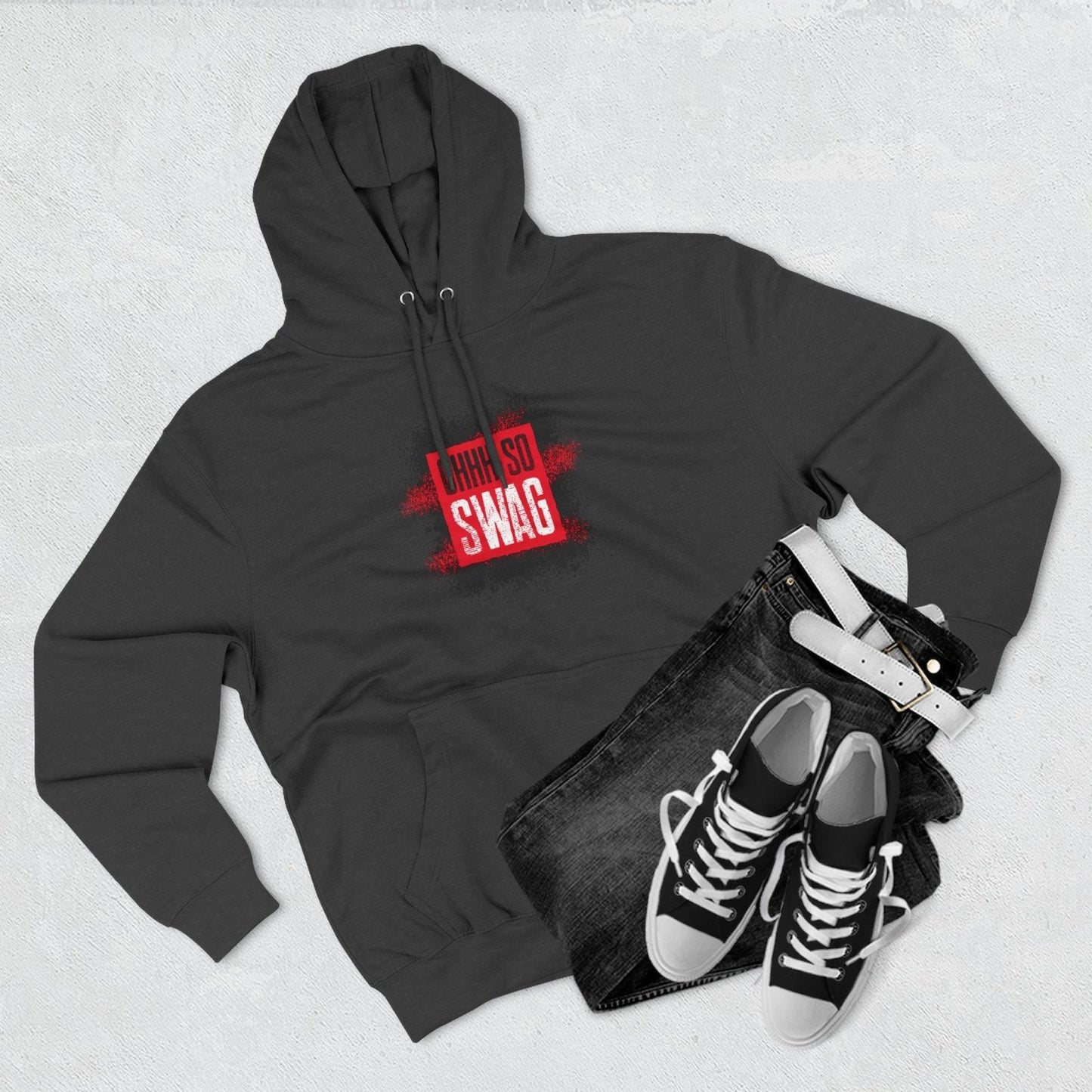 Ohhh So Swag Color Me Basic Unisex Premium Pullover Hoodie with Chest and Back Logo | US - Ohhh So Swag