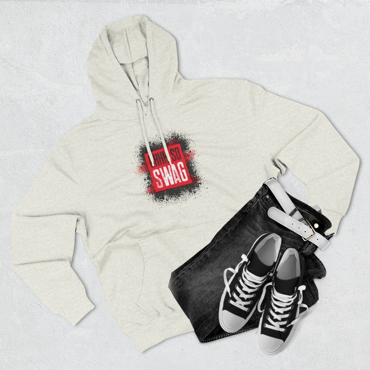 Ohhh So Swag Color Me Basic Unisex Premium Pullover Hoodie with Chest and Back Logo | US - Ohhh So Swag