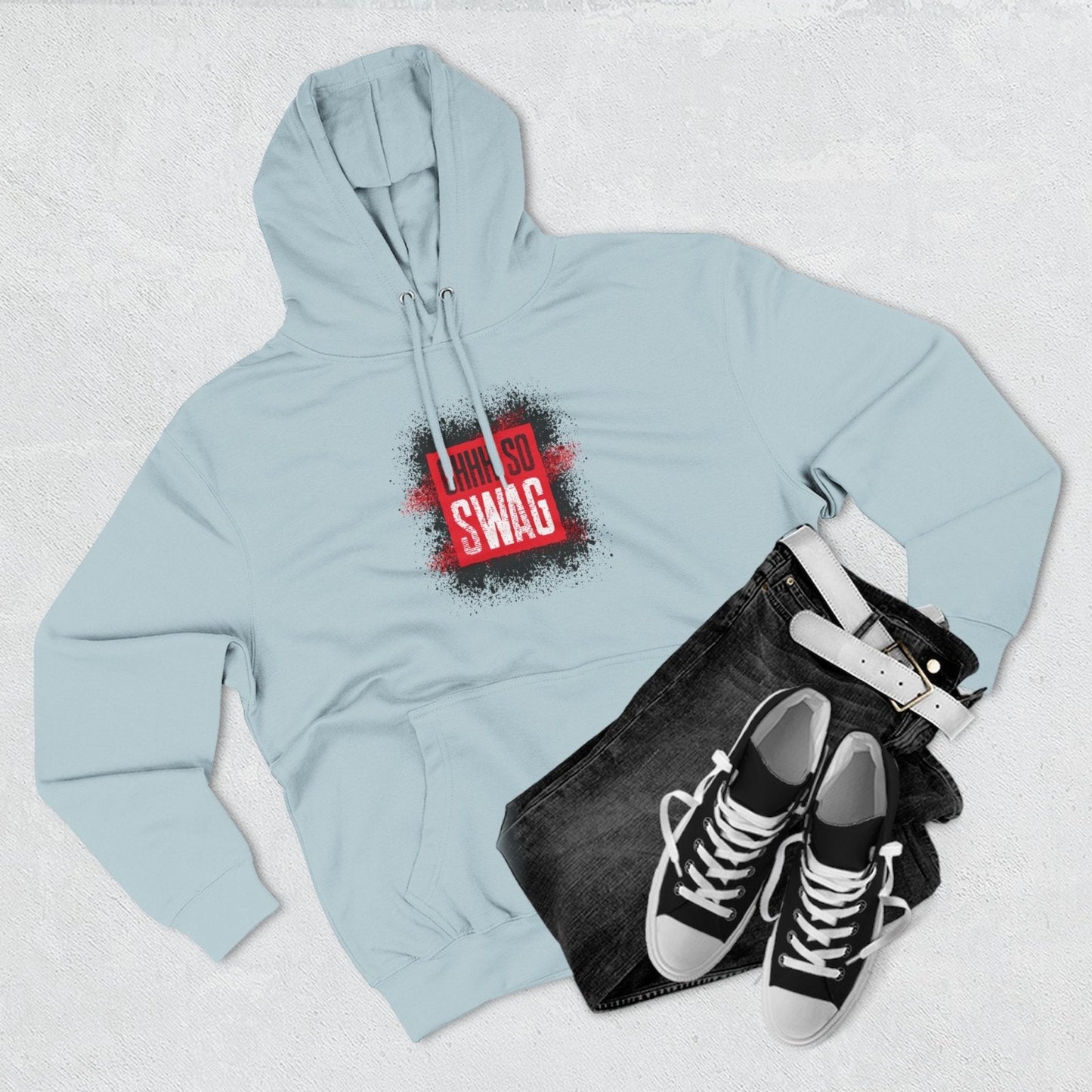 Ohhh So Swag Color Me Basic Unisex Premium Pullover Hoodie with Chest and Back Logo | US - Ohhh So Swag