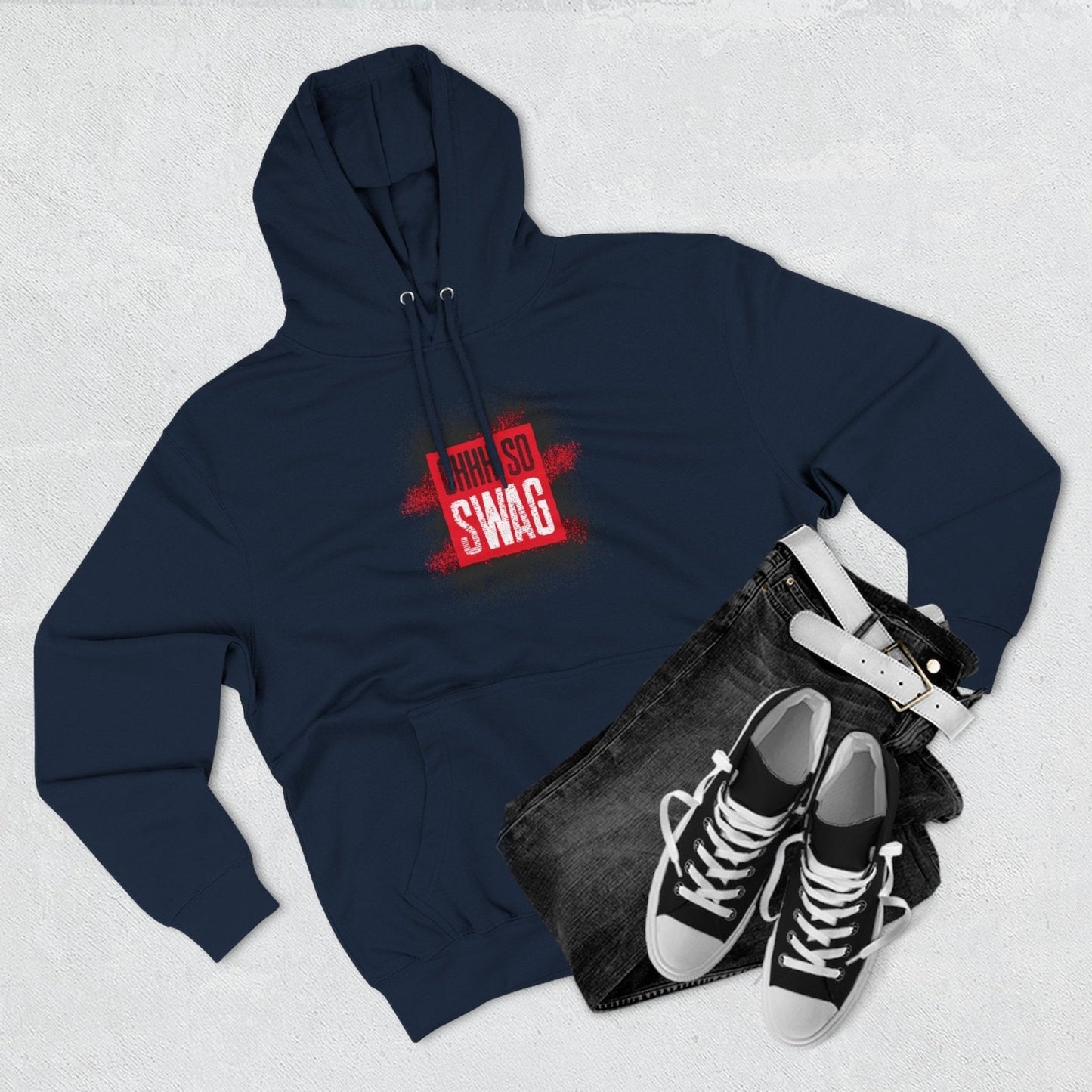 Ohhh So Swag Color Me Basic Unisex Premium Pullover Hoodie with Chest and Back Logo | US - Ohhh So Swag