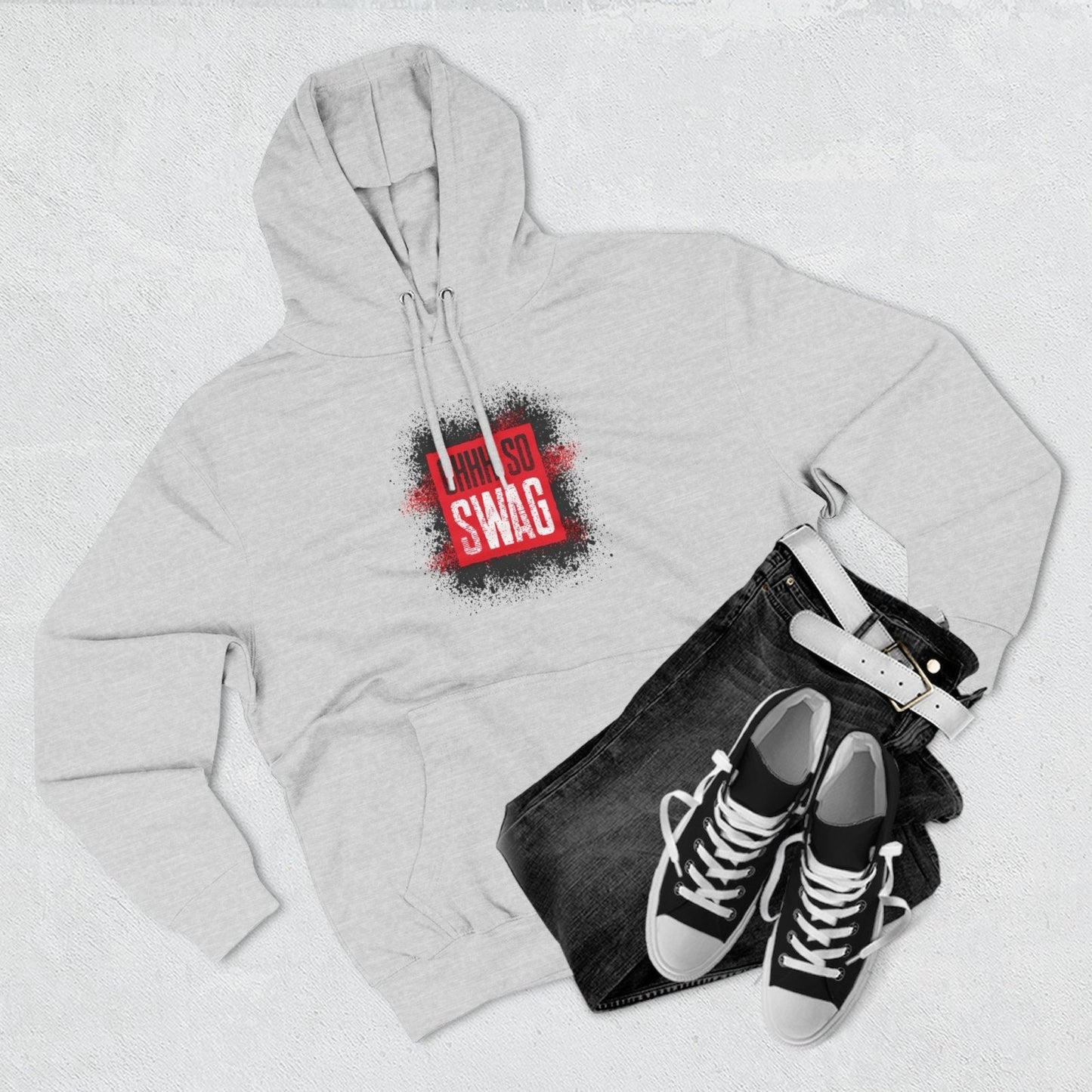 Ohhh So Swag Color Me Basic Unisex Premium Pullover Hoodie with Chest and Back Logo | US - Ohhh So Swag