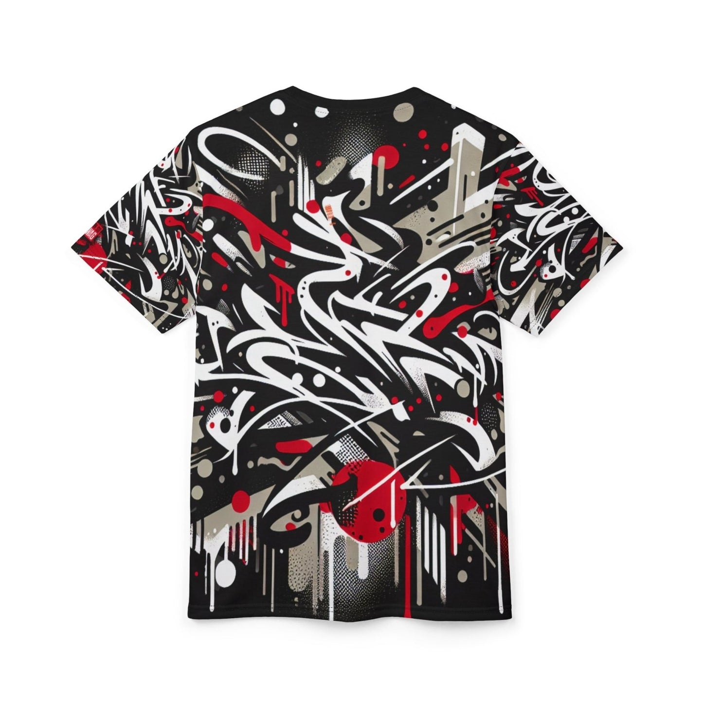 Paint Splatter Graffiti Tee for Men, Women, Premium Hip Hop Graphic T-Shirt, Casual Short Sleeve Urban Street Art Print Shirt | US - Ohhh So Swag