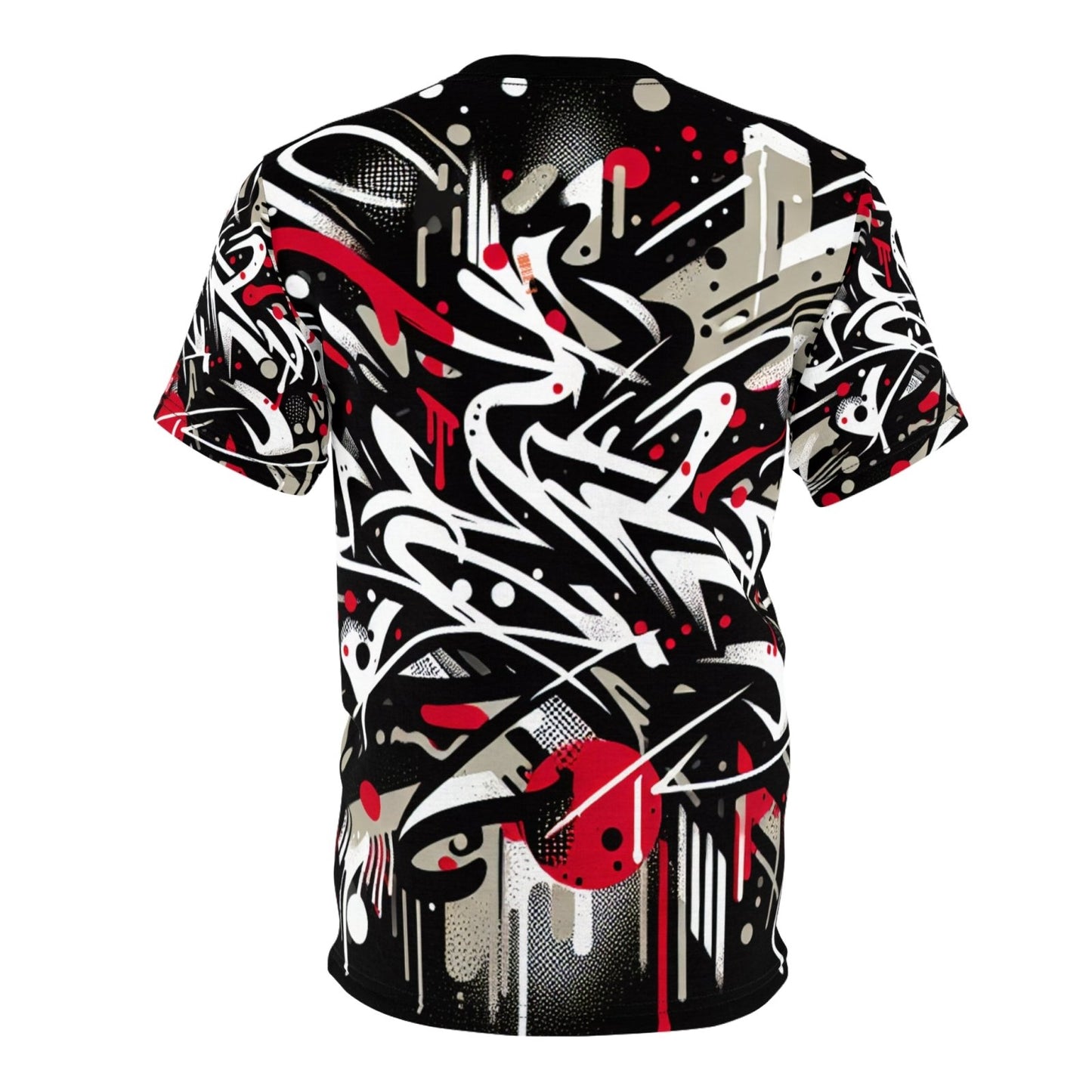 Paint Splatter Graffiti Tee for Men, Women, Premium Hip Hop Graphic T-Shirt, Casual Short Sleeve Urban Street Art Print Shirt | US - Ohhh So Swag