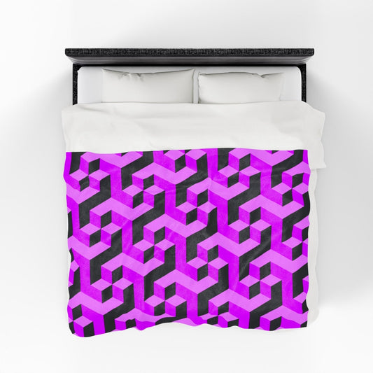 Pink Throw Blanket for Girls Kids Teens Adults 60x80 | US - Ohhh So Swag