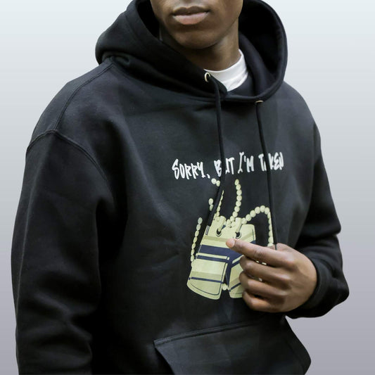 Premium Graphic Pullover Hoodie – Sorry, But I'm Taken | US - Ohhh So Swag
