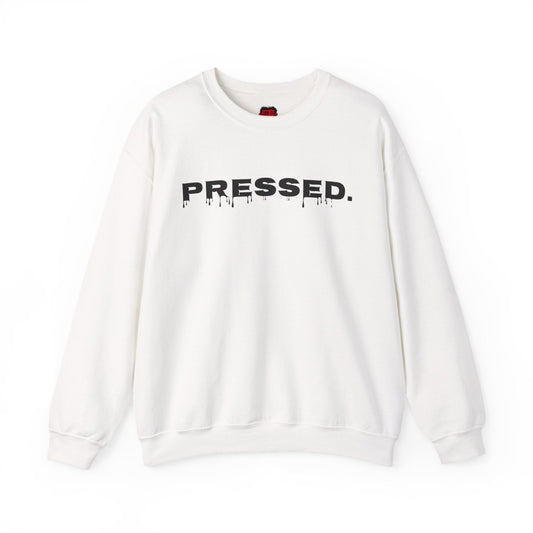 Pressed Crewneck Sweatshirt, Medium Heavy for Men and Women | CA - Ohhh So Swag