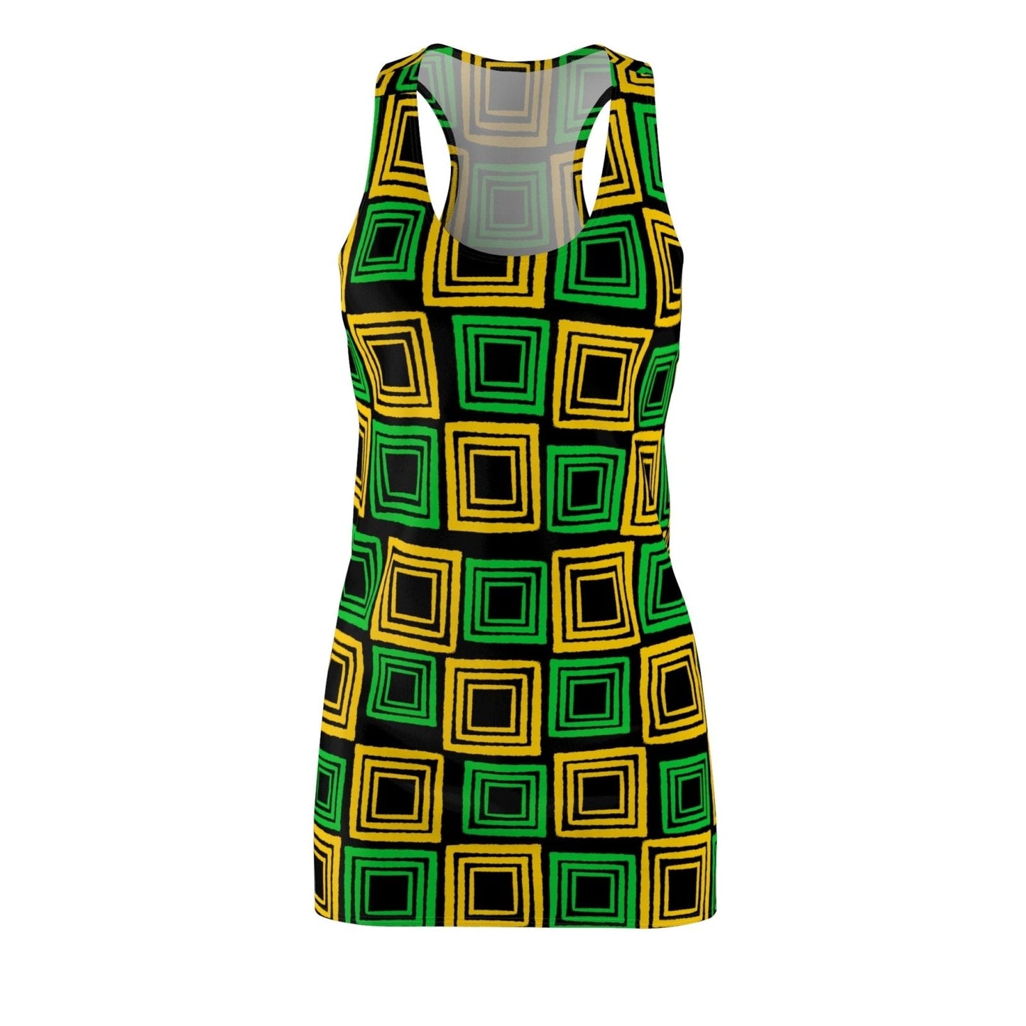 Racerback Tank Dress, Jamaica Colors – J.A. Squared | US - Ohhh So Swag