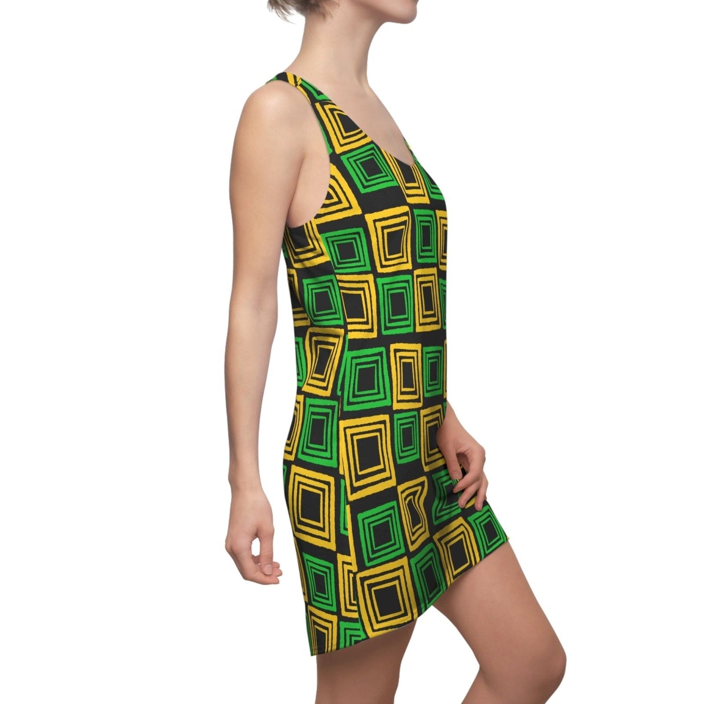 Racerback Tank Dress, Jamaica Colors – J.A. Squared | US - Ohhh So Swag