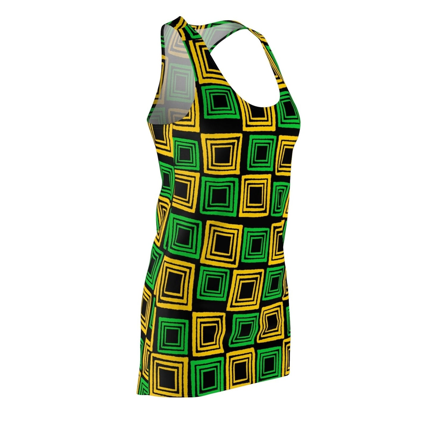 Racerback Tank Dress, Jamaica Colors – J.A. Squared | US - Ohhh So Swag