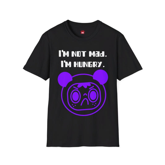 Softstyle Short Sleeve Food Lover Shirt for Men, Women - I'm Not Mad. I'm Hungry. - Ohhh So Swag