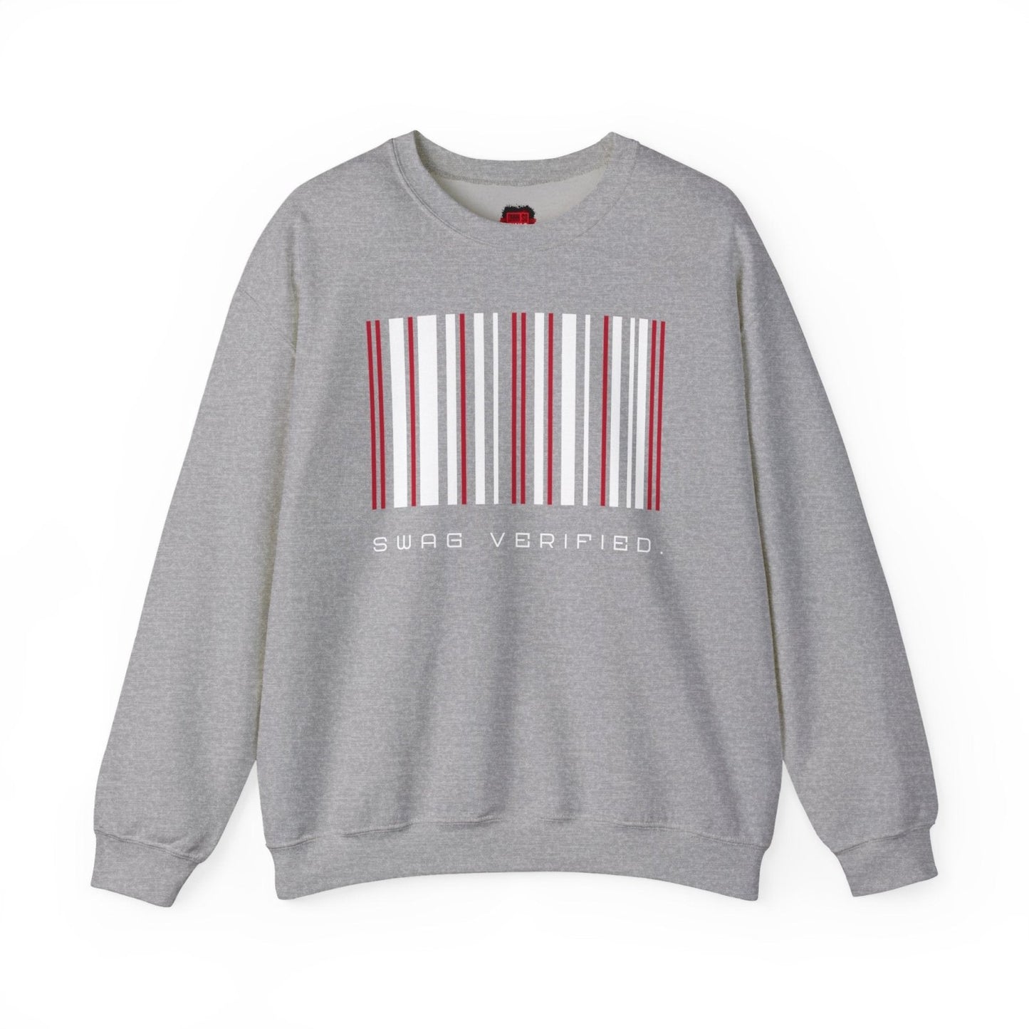 Swag Verified. Sweatshirt, Unisex Barcode Pullover Sweater about Confidence for Men Women, Gift for Him or Her | US - Ohhh So Swag