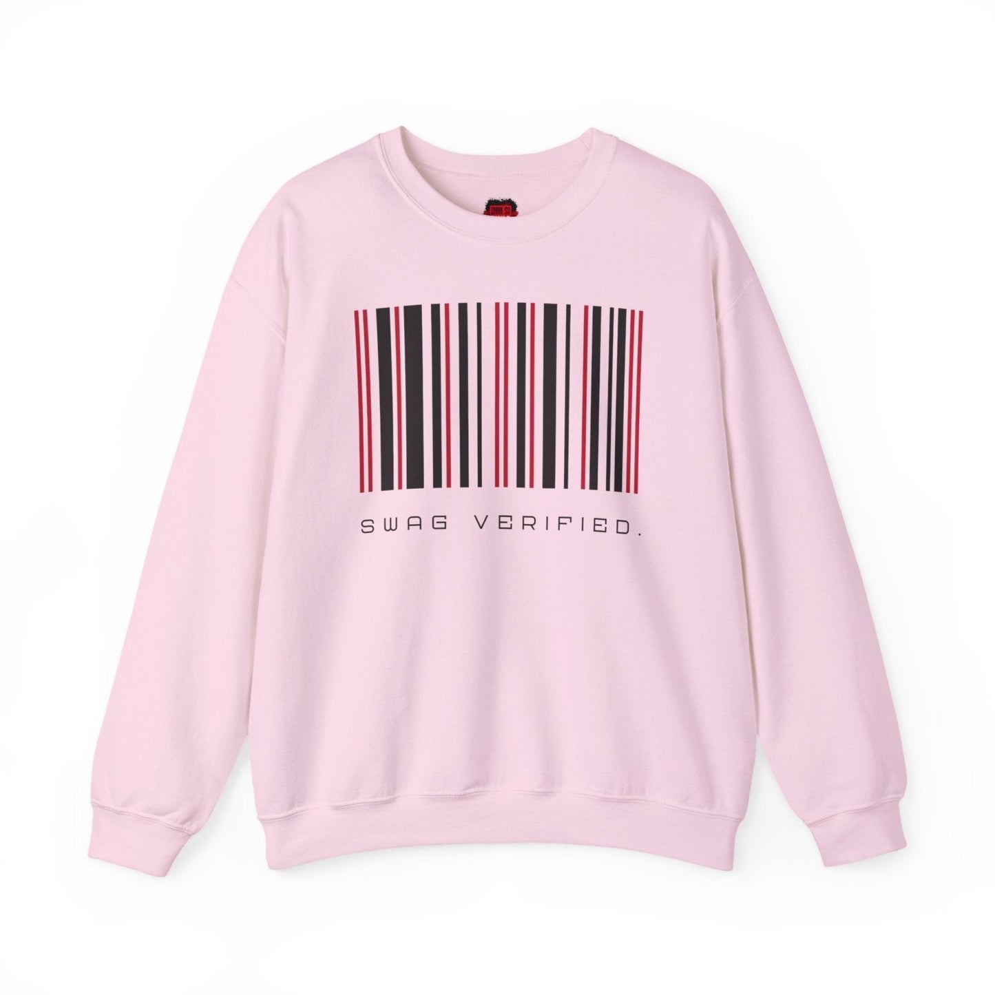 Swag Verified. Sweatshirt, Unisex Barcode Pullover Sweater about Confidence for Men Women, Gift for Him or Her | US - Ohhh So Swag