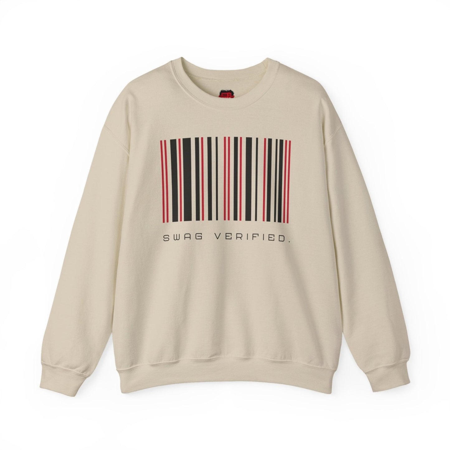 Swag Verified. Sweatshirt, Unisex Barcode Pullover Sweater about Confidence for Men Women, Gift for Him or Her | US - Ohhh So Swag