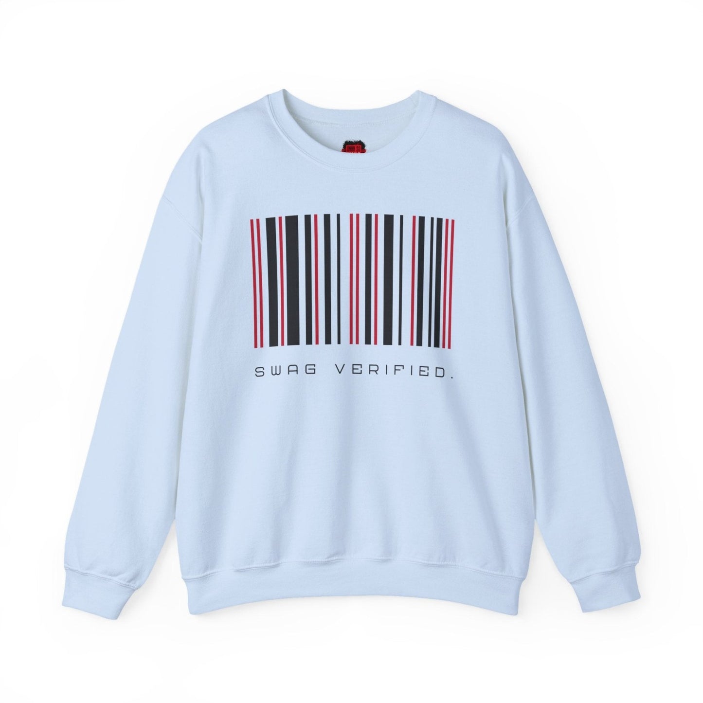 Swag Verified. Sweatshirt, Unisex Barcode Pullover Sweater about Confidence for Men Women, Gift for Him or Her | US - Ohhh So Swag