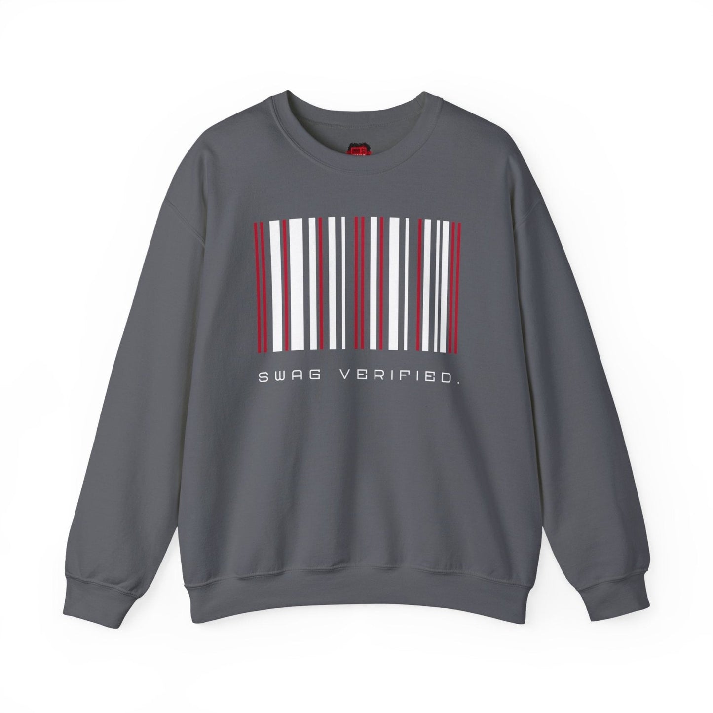 Swag Verified. Sweatshirt, Unisex Barcode Pullover Sweater about Confidence for Men Women, Gift for Him or Her | US - Ohhh So Swag