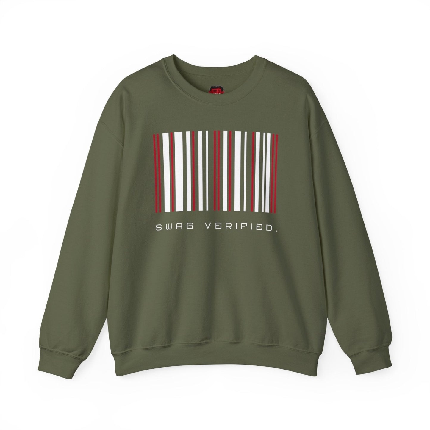 Swag Verified. Sweatshirt, Unisex Barcode Pullover Sweater about Confidence for Men Women, Gift for Him or Her | US - Ohhh So Swag