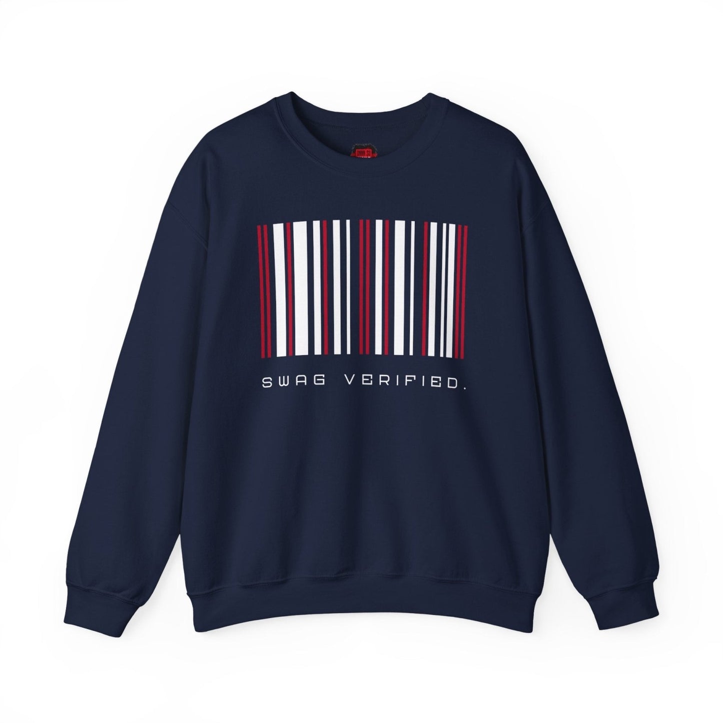 Swag Verified. Sweatshirt, Unisex Barcode Pullover Sweater about Confidence for Men Women, Gift for Him or Her | US - Ohhh So Swag