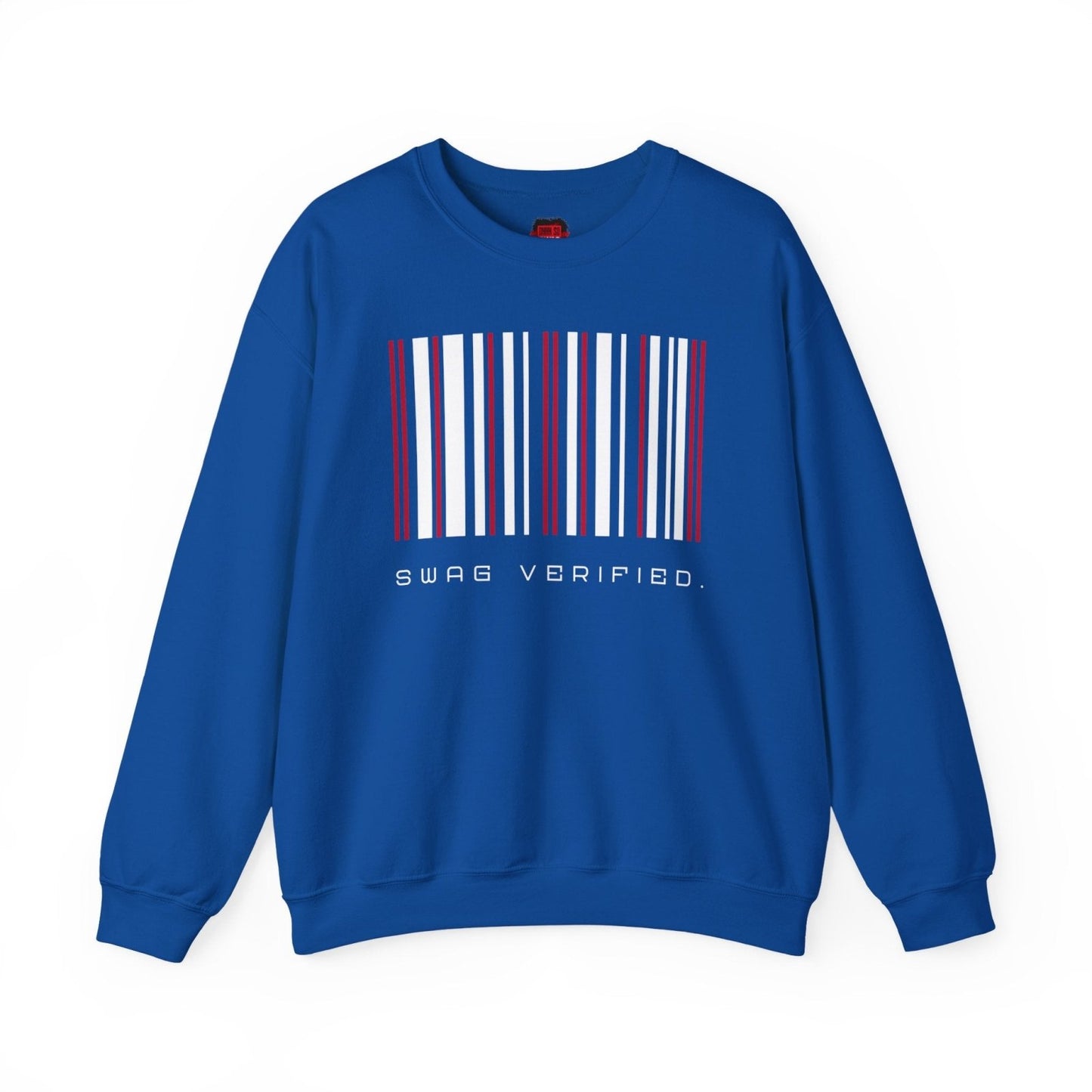 Swag Verified. Sweatshirt, Unisex Barcode Pullover Sweater about Confidence for Men Women, Gift for Him or Her | US - Ohhh So Swag