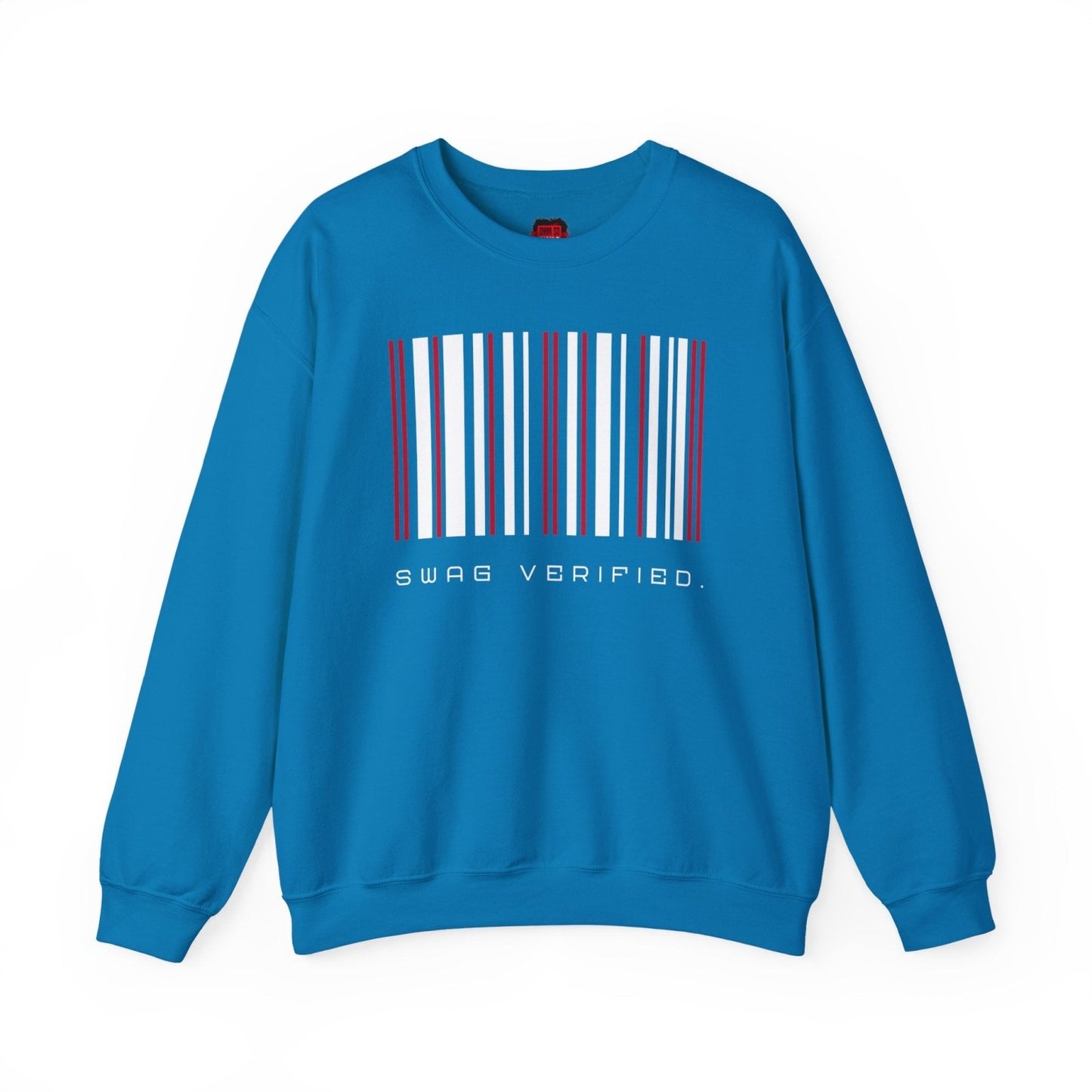 Swag Verified. Sweatshirt, Unisex Barcode Pullover Sweater about Confidence for Men Women, Gift for Him or Her | US - Ohhh So Swag