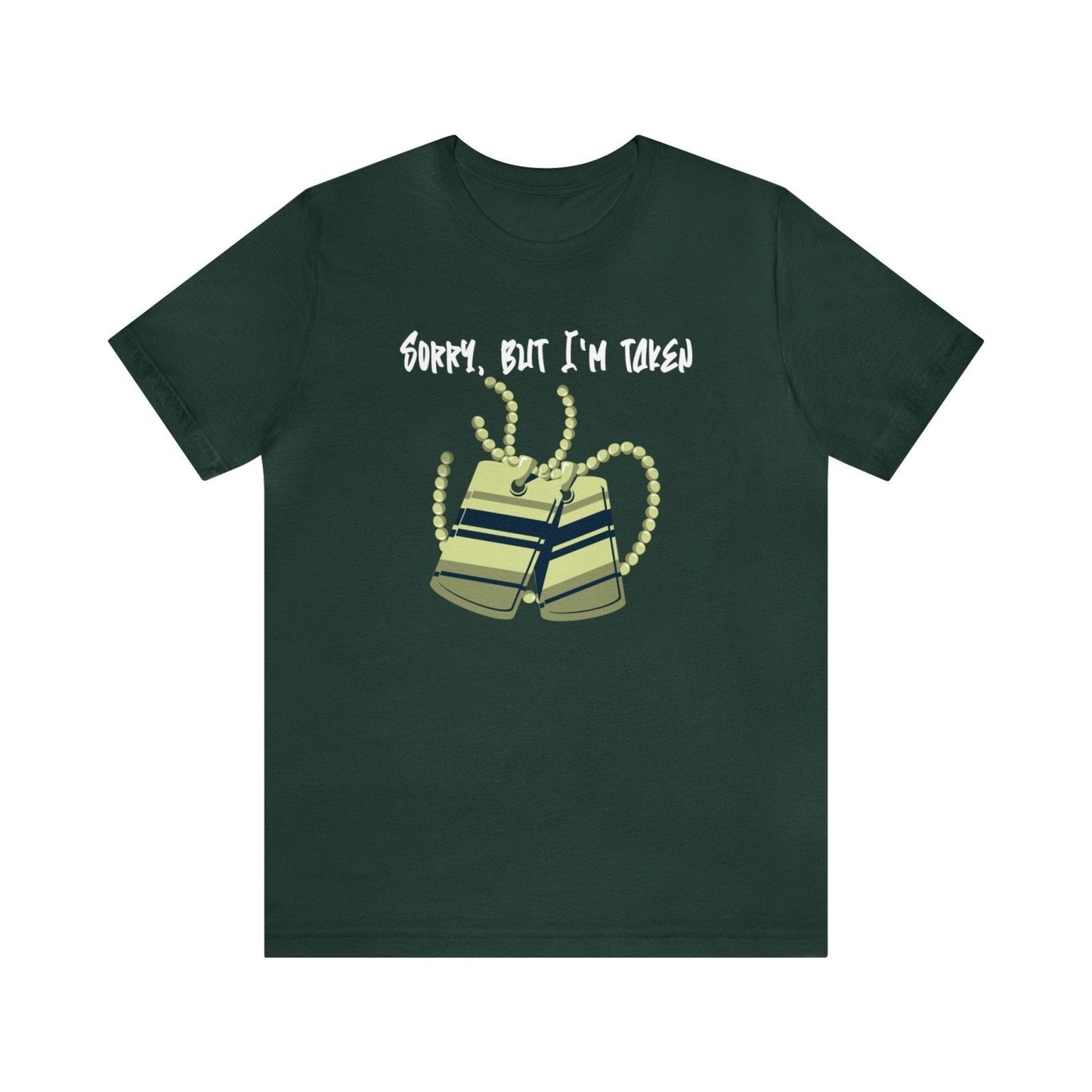 Unisex Jersey Short Sleeve Classic Tee – Sorry, But I'm Taken | CA